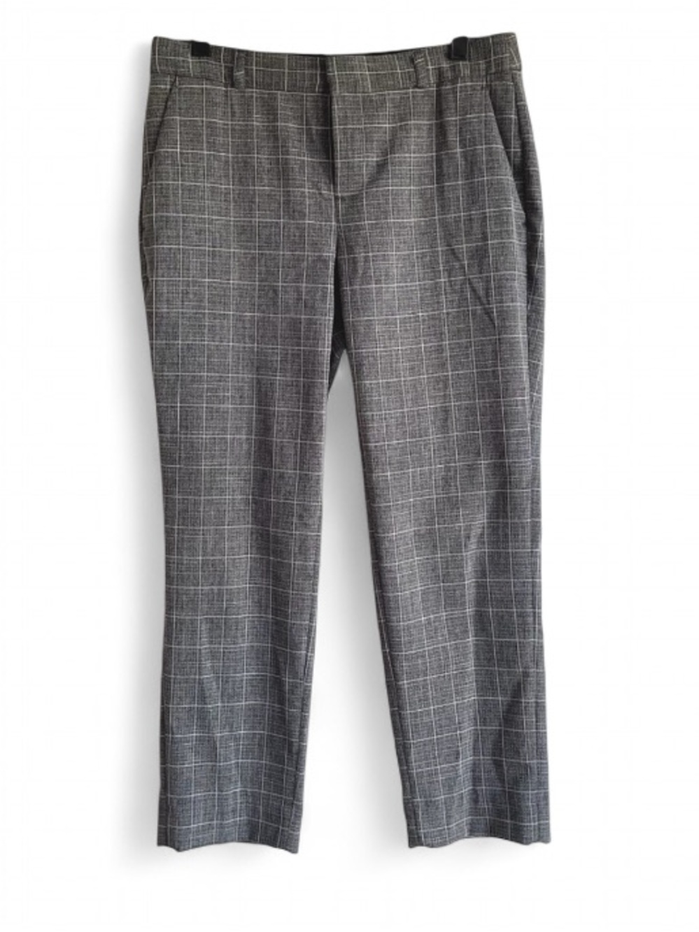 Banana Republic Avery Grey Plaid Ankle Pants Size 6